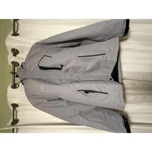 NWT Pooluly Light Gray SKI  Waterproof Jacket Men's Size L